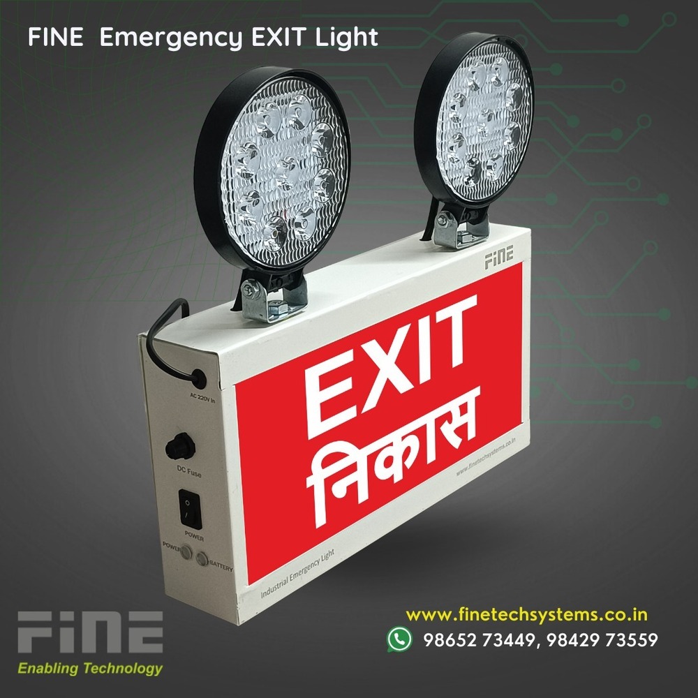 Fine Industrial Emergency Light with exit