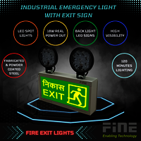 Fine Industrial Emergency Light with exit