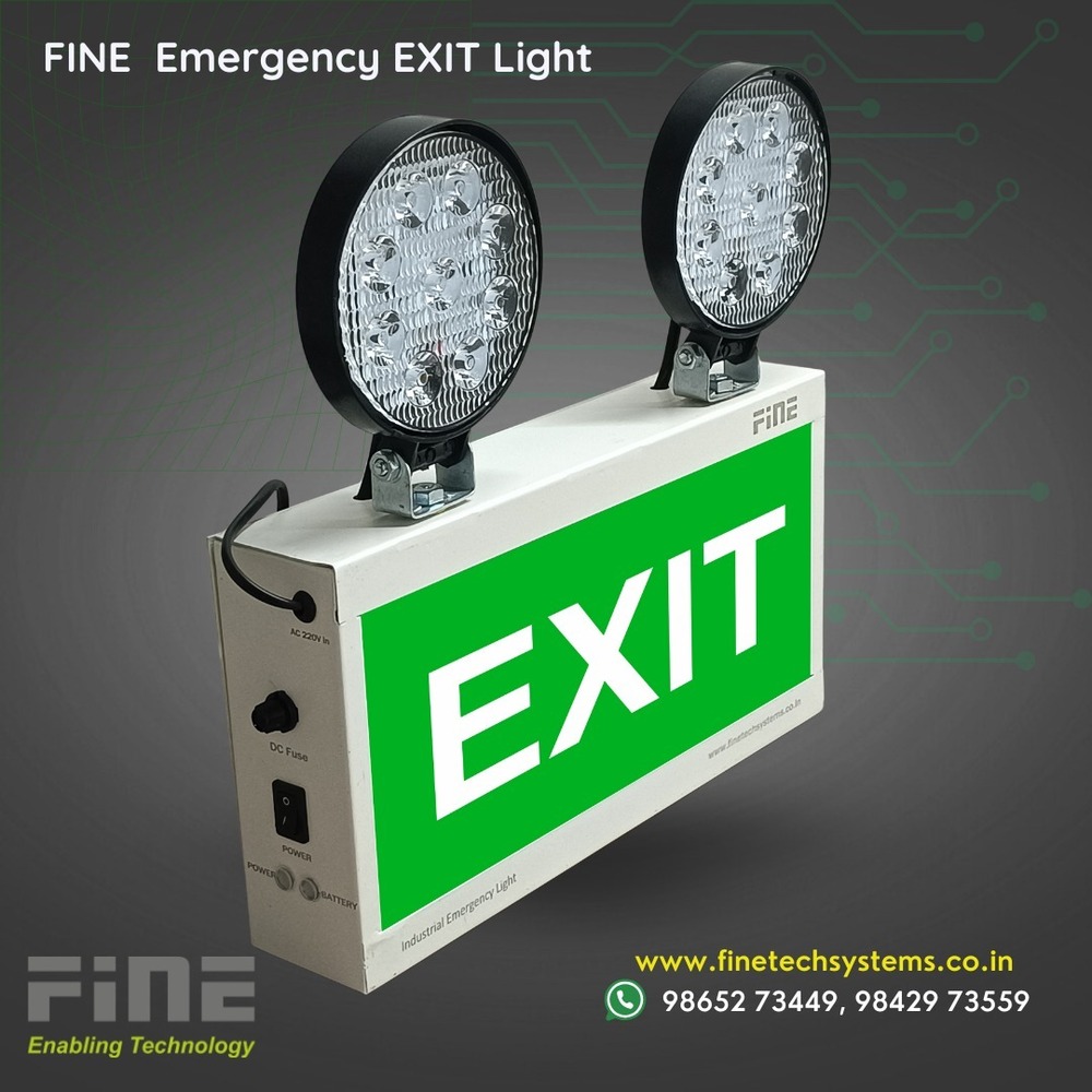 Fine Industrial Emergency Light with exit