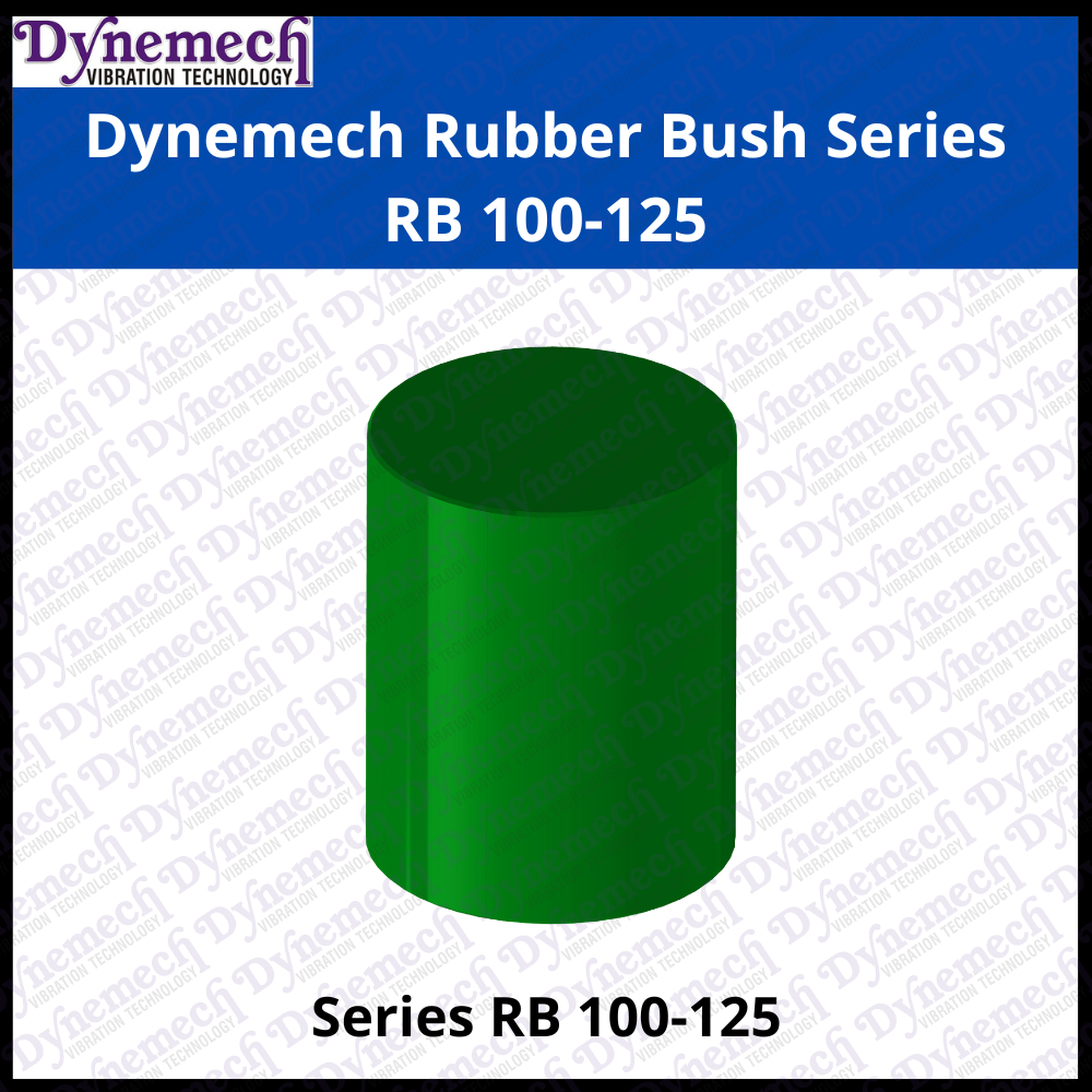 Dynemech Rubber Bush, Series Rb 100-125 - Color: Green