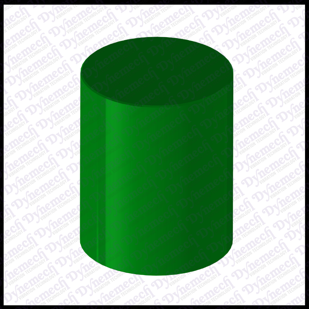 Dynemech Rubber Bush, Series Rb 100-125 - Color: Green