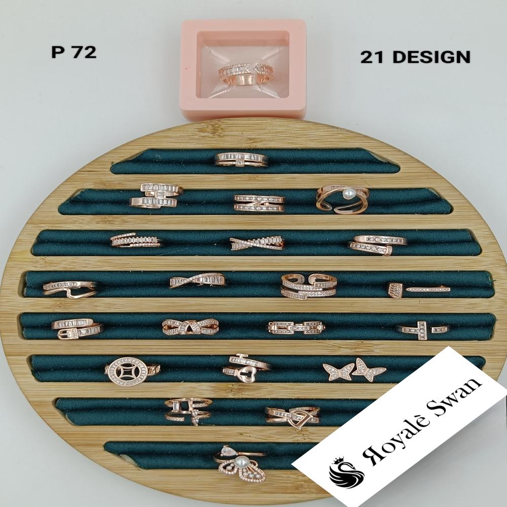 Modern Rings Collection - Sleek Contemporary Design, Geometric Patterns, Shimmering Crystals, Versatile For Day And Night