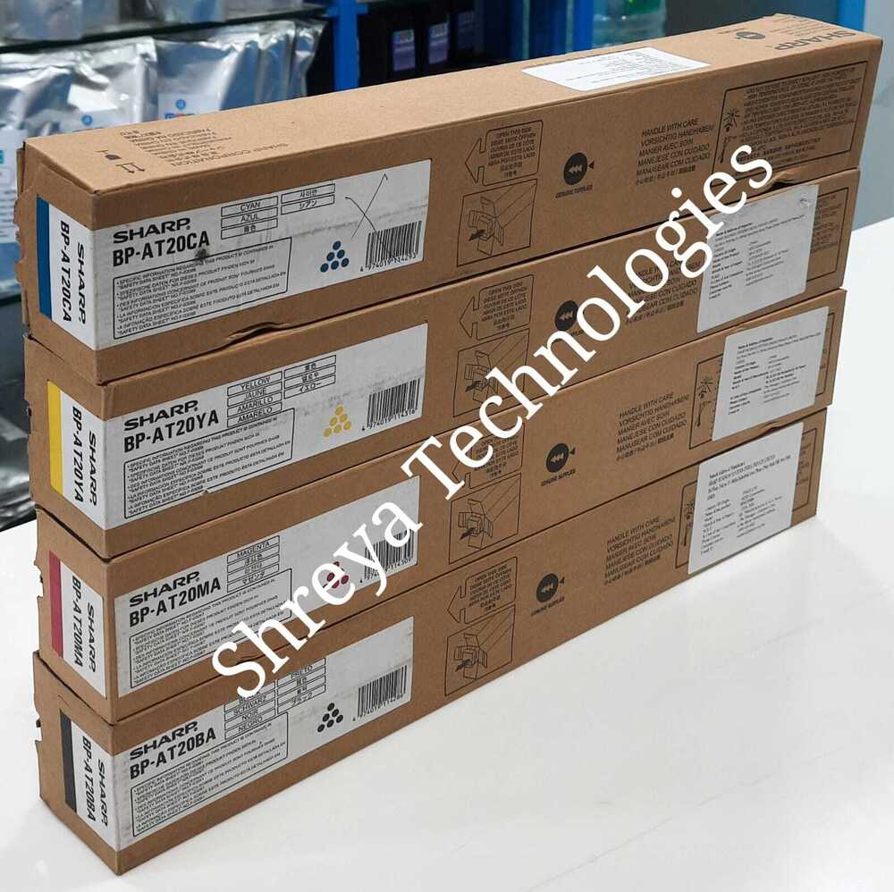 CTC Sharp BP-AT20 टोनर कारतूस का उपयोग BP-AT20BA / BP-AT20CA / BP-AT20YA / BP-AT20MA में करें।