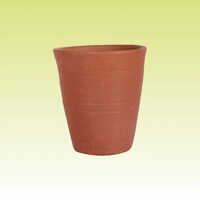 Clay Drinking Glass - Capacity: 200 Ml Milliliter (ml)