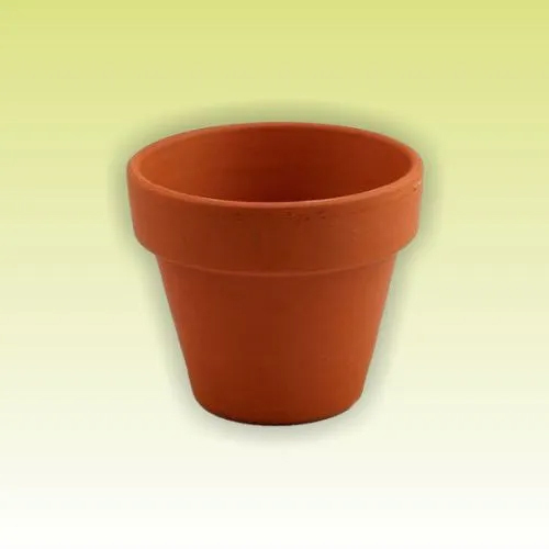 Clay Flower Pot - Finish: Glossy