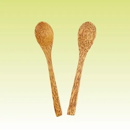 Coconut Shell Spoons - Color: Brown