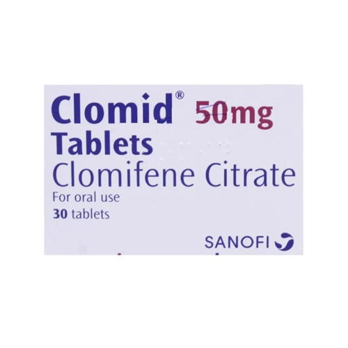 Clomifene Citrate Tablets - 50mg , Hormonal Ovulation Stimulator for Infertility and Breast Cancer Treatment