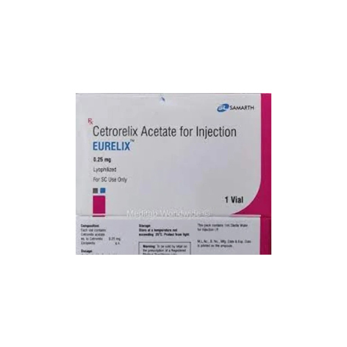 Cetrorelix Acetate - Liquid Injection for Hormonal Regulation in ART Procedures | Suitable for All Individuals, Follow Dosage Guidelines