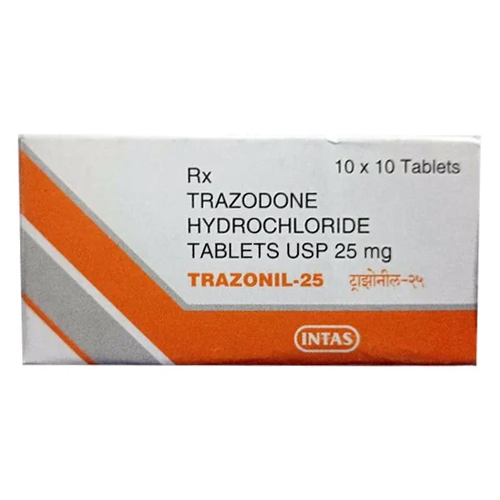 25Mg Trazodone Hydrochloride Tablets Usp - Grade: Pharmaceutical Grade