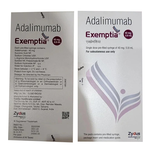 40Mg Adalimumab Injection - Dosage Form: Liquid