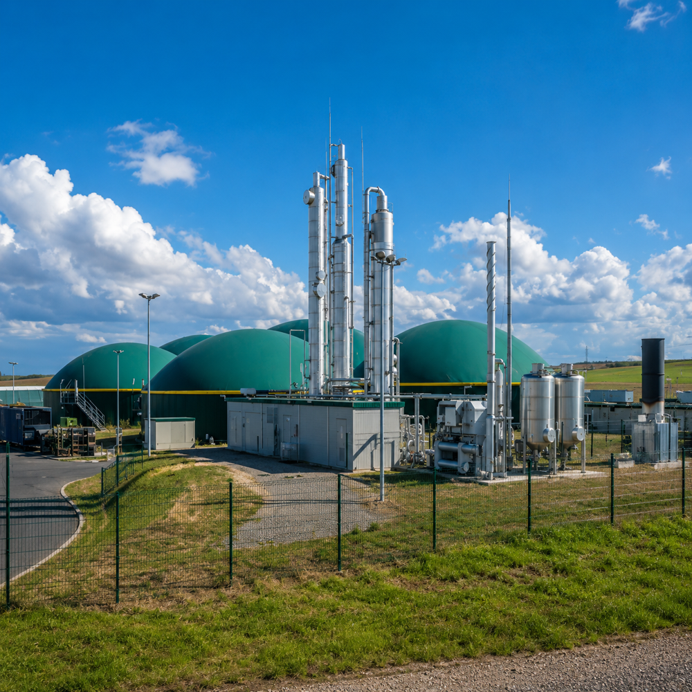 Industrial Biogas Plant - Hydrogen Content (%): As Per Set Ratio