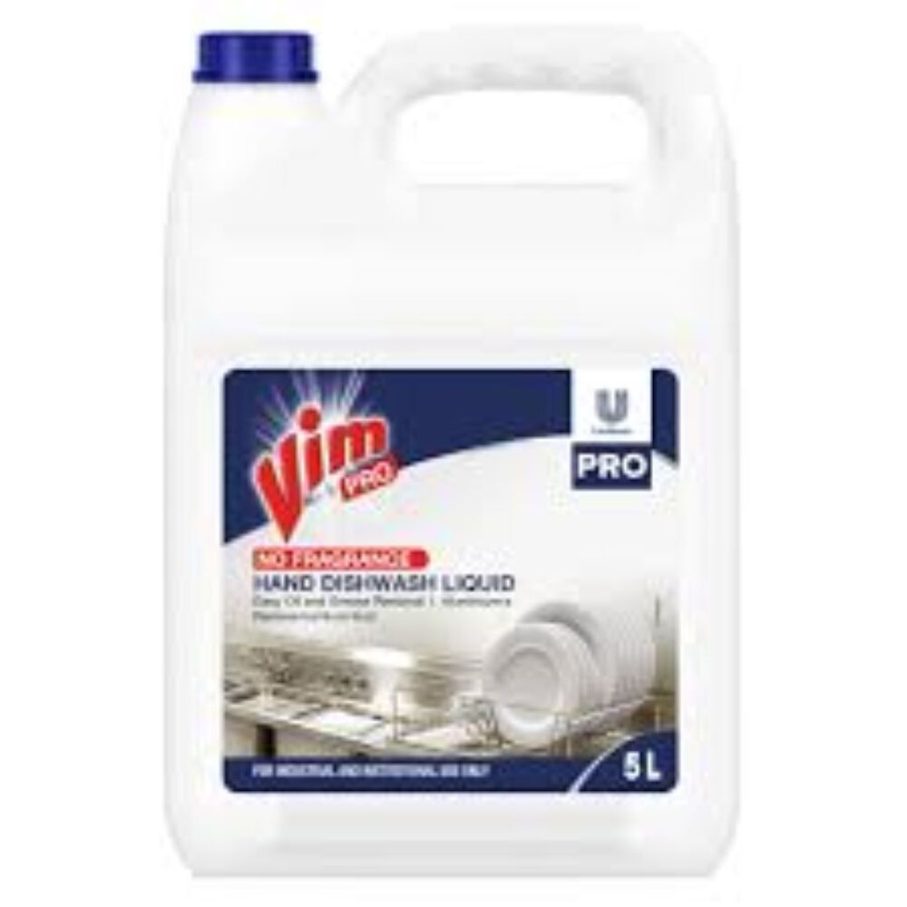 vim  dishwash no fragrance  5ltr