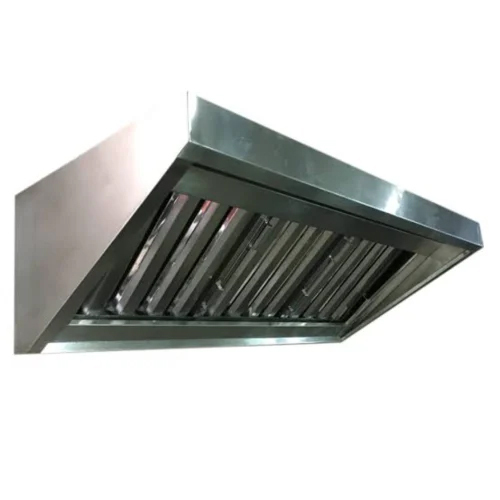 Stainless Steel Kitchen Exhaust Hood - Color: Silver