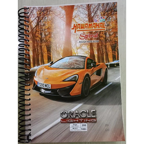 296 Page Semi Rough Spiral Notebook