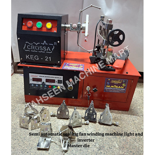 Power Break Model Semi Automatic Ceiling Fan Winding Machine