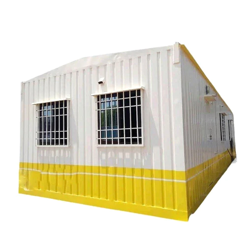 Mild Steel Panel Build Portable Office Container - Height: 10 Foot (Ft)