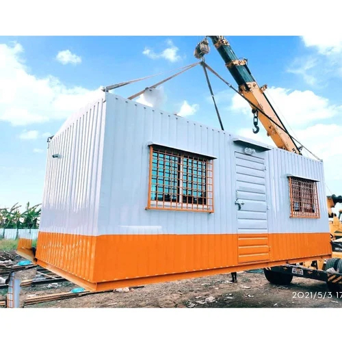 Rectangular Portable Office Container Cabin - Height: 10 Foot (Ft)