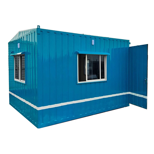 Blue Portable House Cabin - Dimension (L*W*H): Customized Foot (Ft)