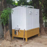 Frp Mobile Toilet - Color: White And Yellow