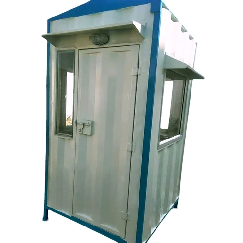 Rectangular FRP Security Guard Cabin