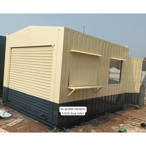 Prefabricated Ms Portable Shop Container - Capacity: 10 Ton