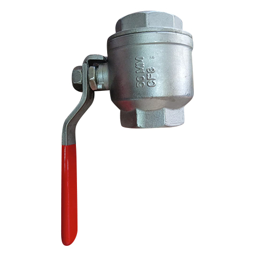 Stainless Steel Ball Valve - Color: Silver