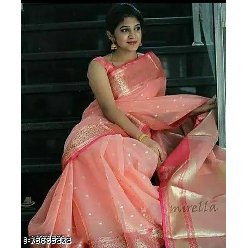 Cora Chunri Buti Fancy Saree