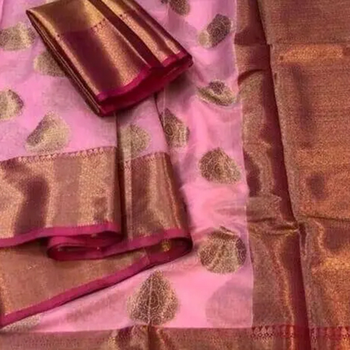 Fancy Pan Buta Anta Wali Saree - Color: Different Available