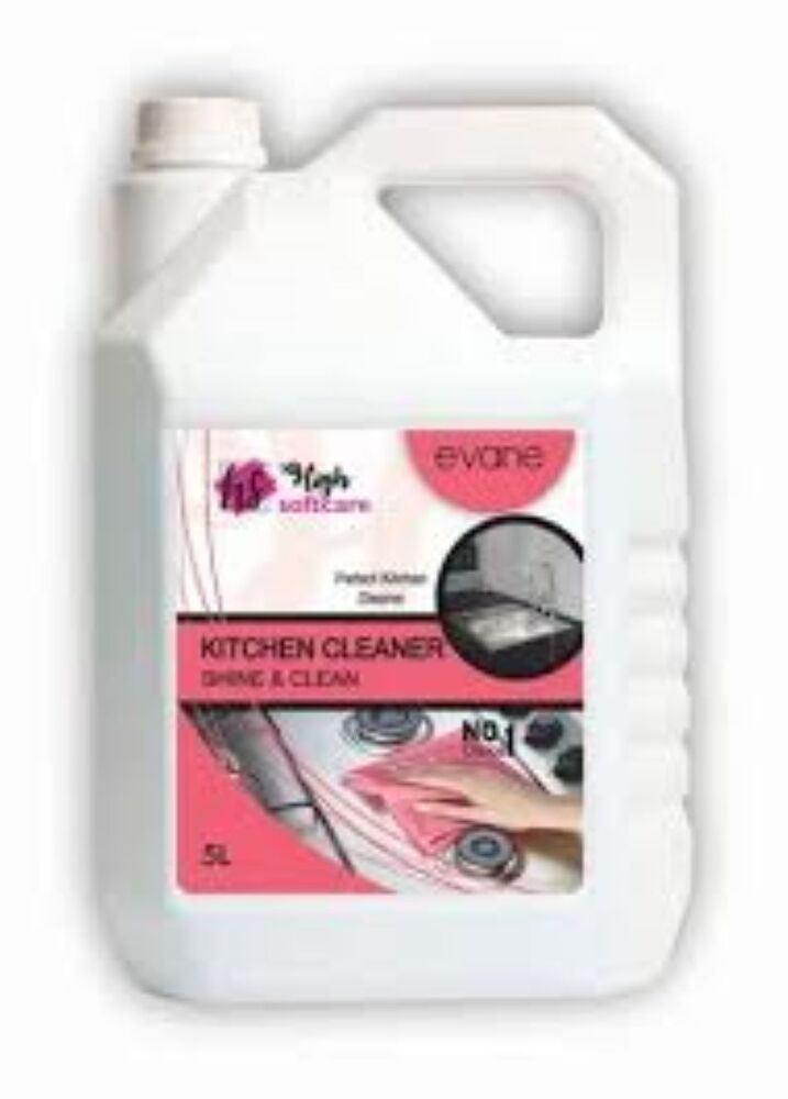 Evane Kitchen Cleaner 5ltr - Kitchen Cleaner Material, 5 Liter Size, Orange Color | Easy To Use, Direct Use Application, Multi-surface Cleaning