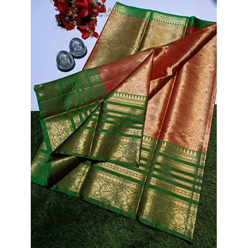 Beautiful Banarshi Fancy Line Skirts Tanchui Silk Saree - Color: Different Available