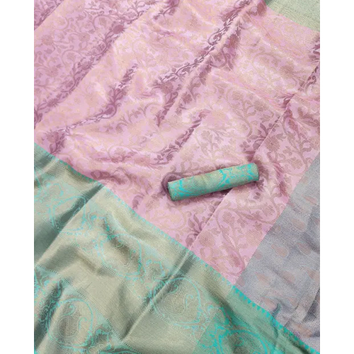 Fancy Pich Tissue Patola Silk Saree