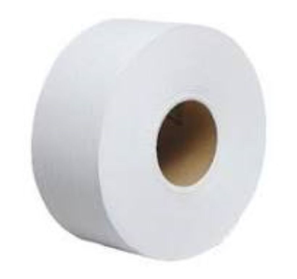 Jrt Roll Tissue - 120 Mrt White Paper Rolls | High-traffic Efficiency, Direct Supply System