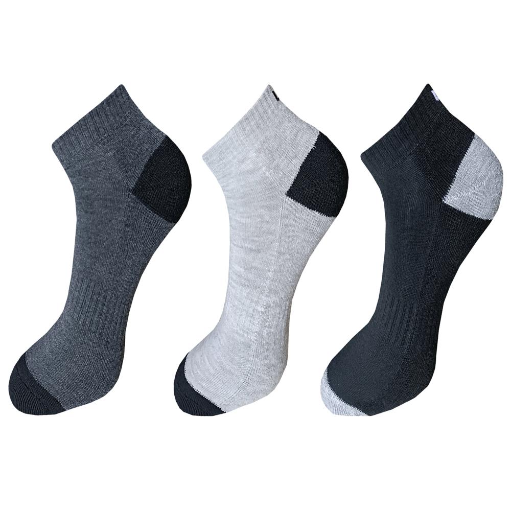 Men Cotton Socks - Cotton Blend, M/l/xl Sizes, Classic Colors Like Black And Grey | Breathable, Moisture-wicking, Comfortable Elastic Cuffs