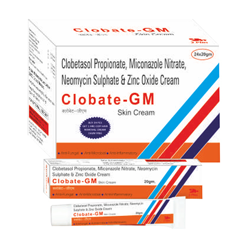 20Gm Clobetasol Propionate Miconazole Nitrate Neomycin Silphate And Zinc Oxide Cream - Grade: Medical Grade