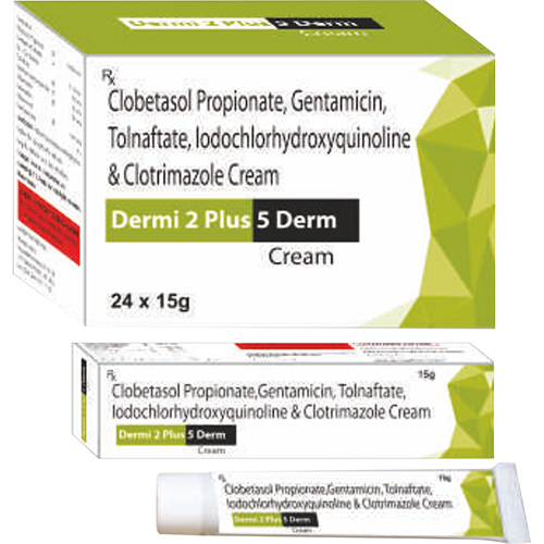 Clobetasol Propionate Gentamicin Tolnaftate Iodochlohydroxyquinoline And Clotrimazole Cream - Grade: Medical Grade