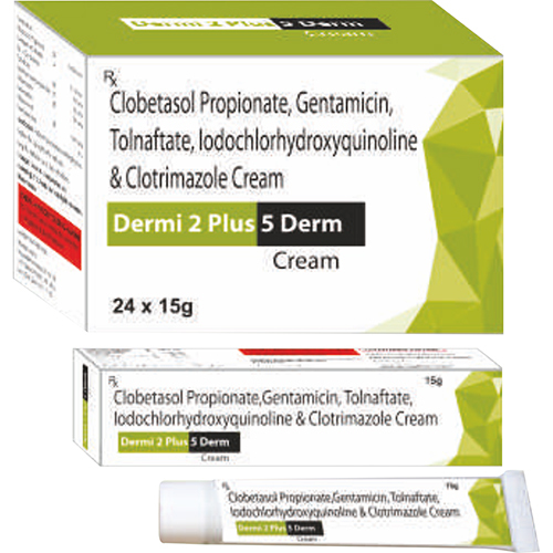 Clobetasol Propionate Gentamicin Tolnaftate Iodochlohydroxyquinoline And Clotrimazole Cream