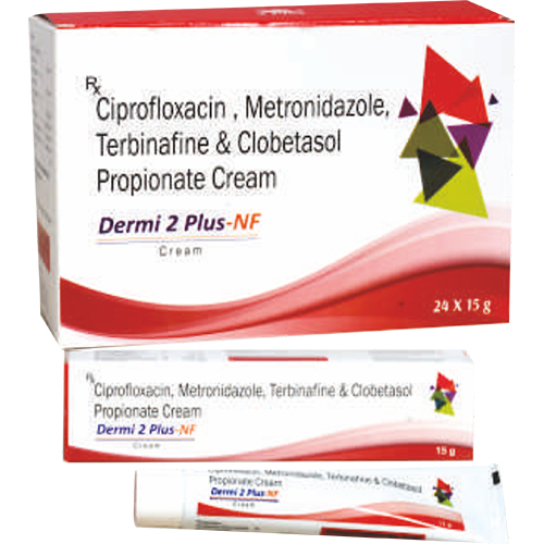 Ciprofloxacin Metronidazole Terbinafine And Clobetasol Propionate Cream