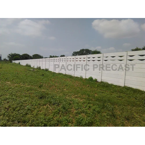 RCC Concrete Compound Wall - Dimensions: Slabs 2100mm x 300mm x 50mm, Columns 150mm x 150mm | Eco-Friendly, Easy to Assemble, Industrial Grade Material