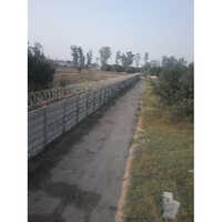 Readymade Concrete Compound Wall - RCC Material Slab 2100mm x 300mm x 50mm & Column 150mm x 150mm Eco-Friendly & Easily Assembled