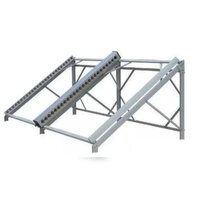 Solar Structures - Ms Material, Standard Size, Silver Finish | Manual Switch Mode, 1-year Warranty, Industrial Application