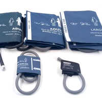 Adult Single Tube Nibp Cuff - Durable Nylon, 100g Weight | Portable, Disposable, Dark Blue, Manual Operation