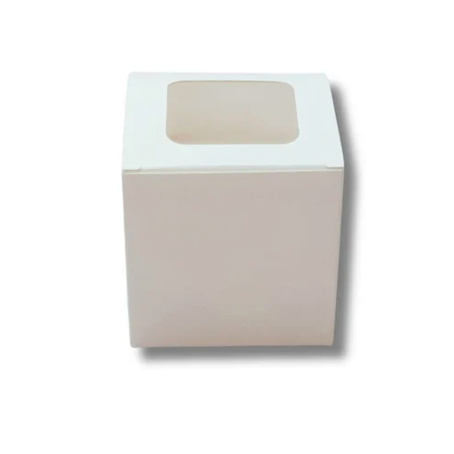 Single Cupcake Box - Color: White