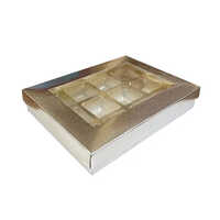 Empty Chocolate Box With 12 Cavity - Finishing: Glossy Lamination
