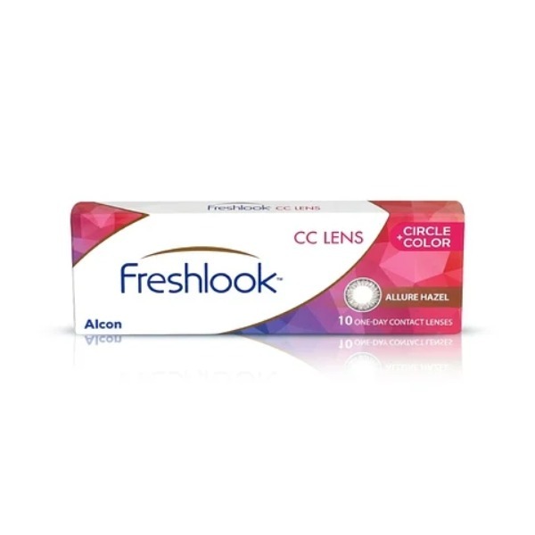 Alcon Freshlook FLCC Allure Hazel Color Contact Lens (10 Lens/Box) Power