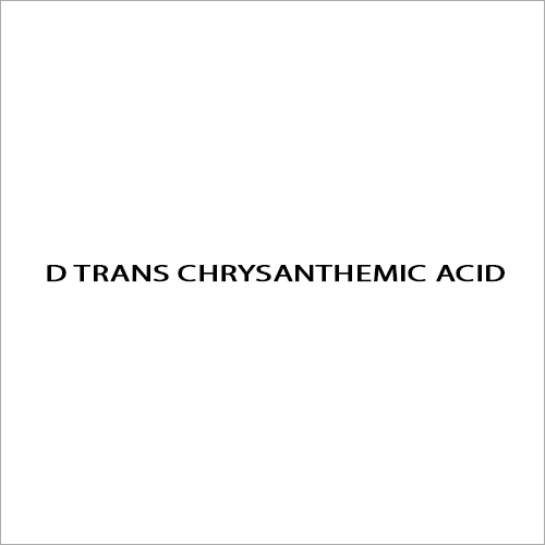 D Trans Chrysanthemic Acid - Application: Industrial