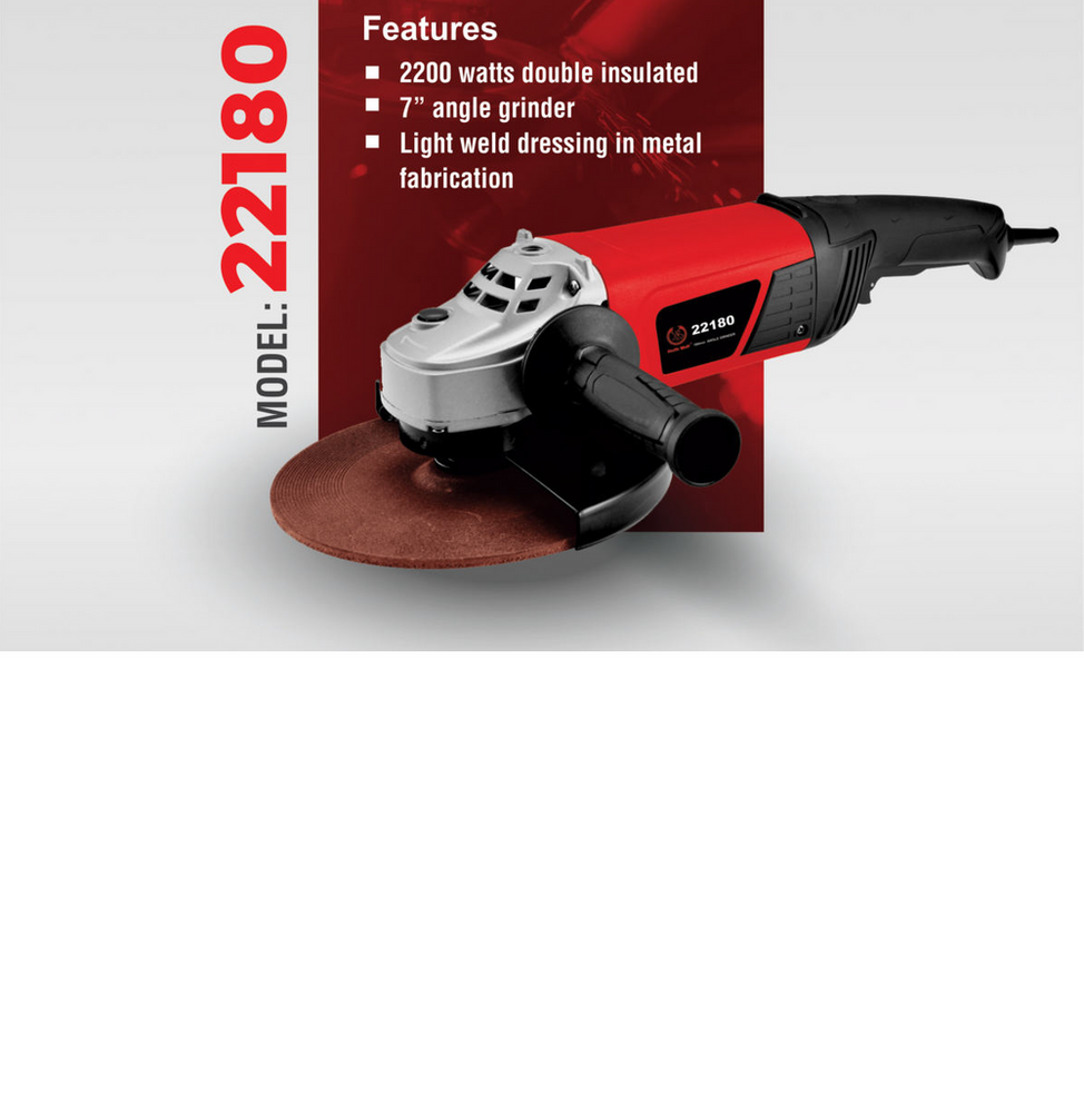 Ralli Wolf 180mm Angle Grinder (22180)