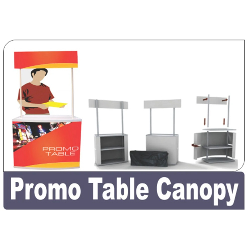 8X4 Feet Promotional Table Canopy - Application: Indoor