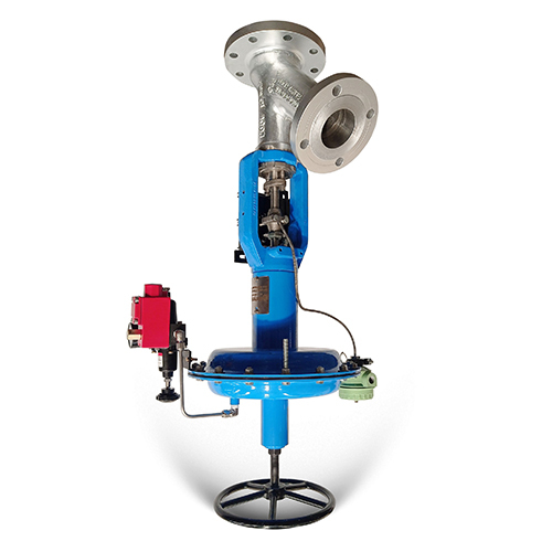 Flush Bottom Valve - Color: Blue