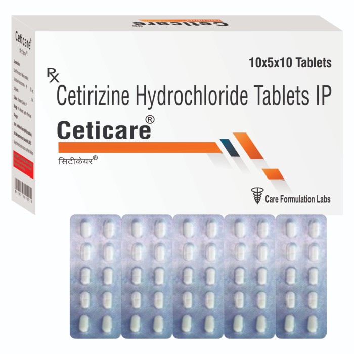 Cetirizine Hci 10Mg - Drug Type: General Medicines