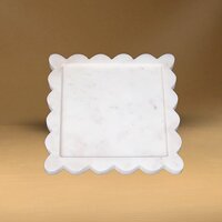 Marble Vintage Square Plate - Color: Different Available